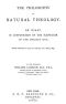 [Gutenberg 47314] • The Philosophy of Natural Theology / An Essay in confutation of the scepticism of the present day